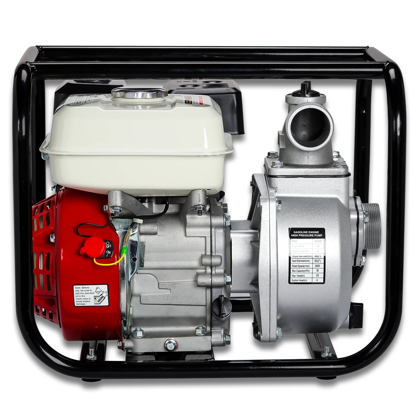 H09de1fc7b66445f78c9123b26c224ff4m.jpg Portable Gasoline Engine Water Pump 7hp Irrigation Farm Water Pump 3inch - Image 1